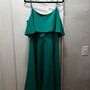 Ann Taylor Turquoise Sleeveless Dress